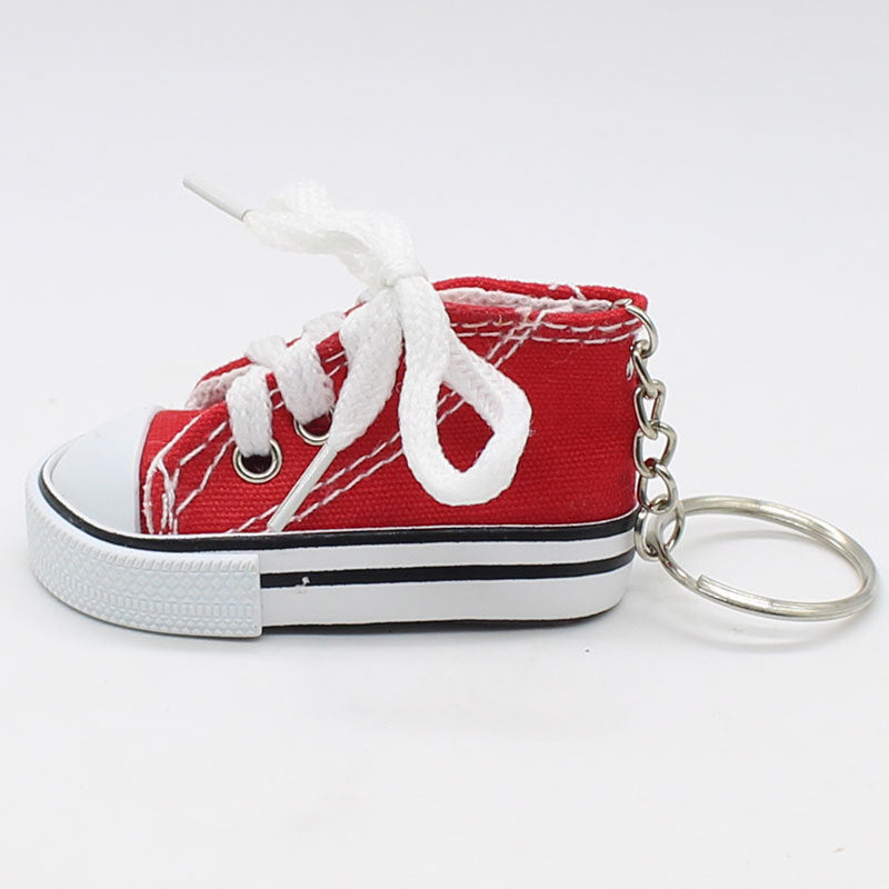 Wholesale mini colorful canvas shoe keychain ACC-KC-YouY007