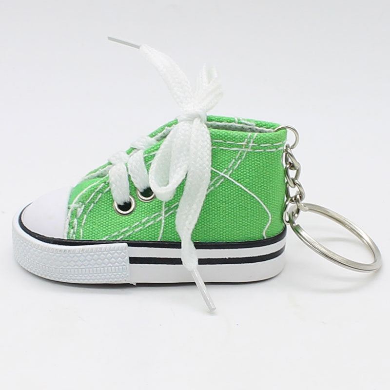 Wholesale mini colorful canvas shoe keychain ACC-KC-YouY007