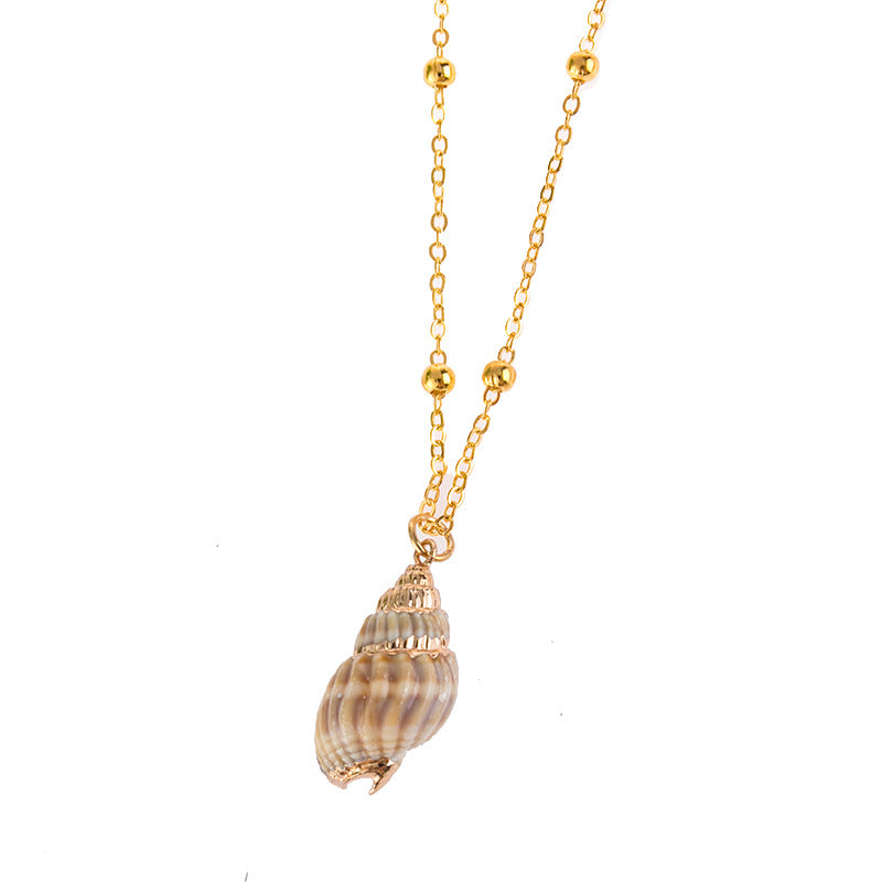 Wholesale Ocean Theme Shell Pearl Necklace