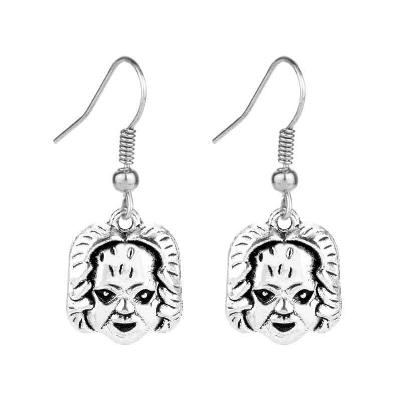 Wholesale Horror Skull Ghost Earrings