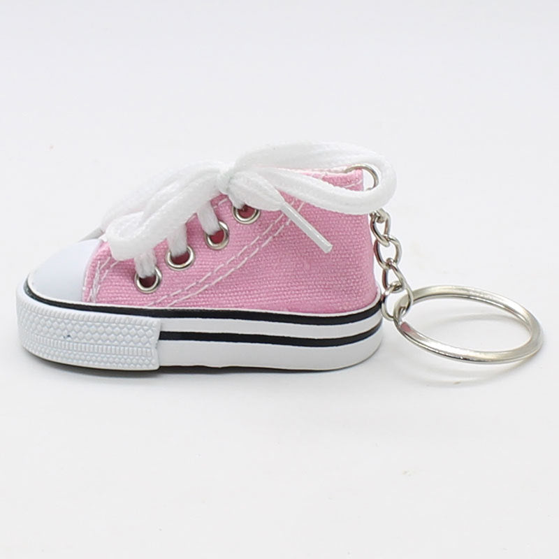 Wholesale mini colorful canvas shoe keychain ACC-KC-YouY007