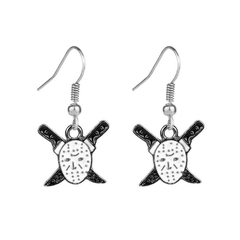 Wholesale Horror Skull Ghost Earrings