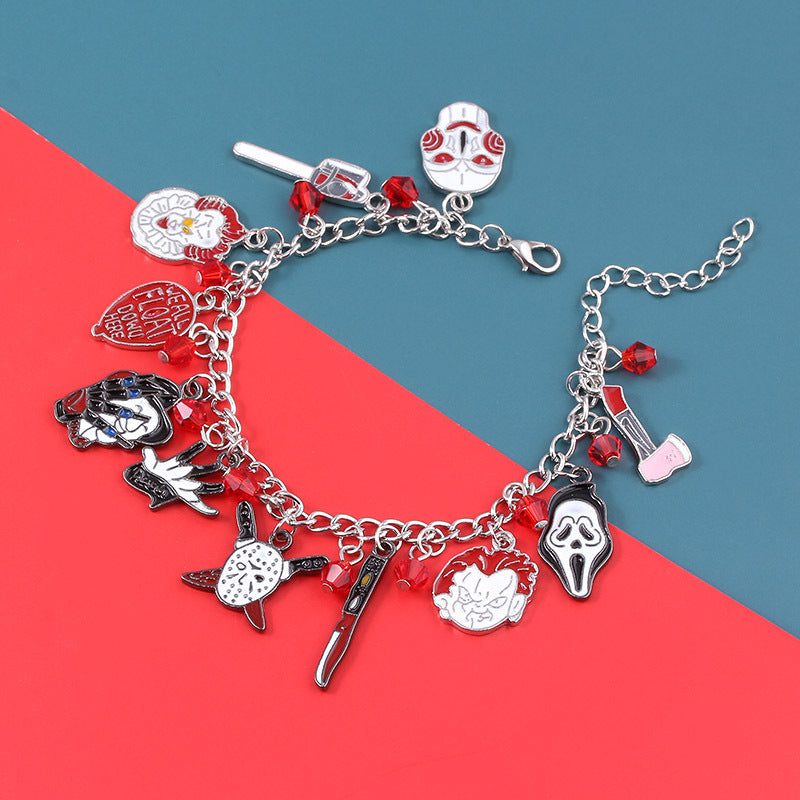 Wholesale Halloween Clown Horror Bracelet ACC-BT-MuMing003
