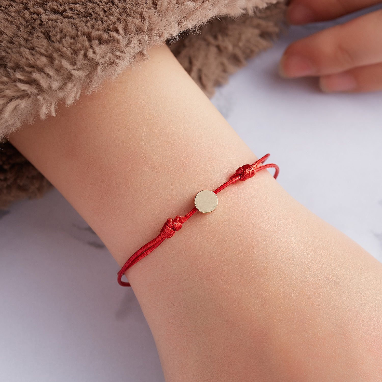 Wholesale Null Cross Leather Cord Adjustable Braided Bracelet