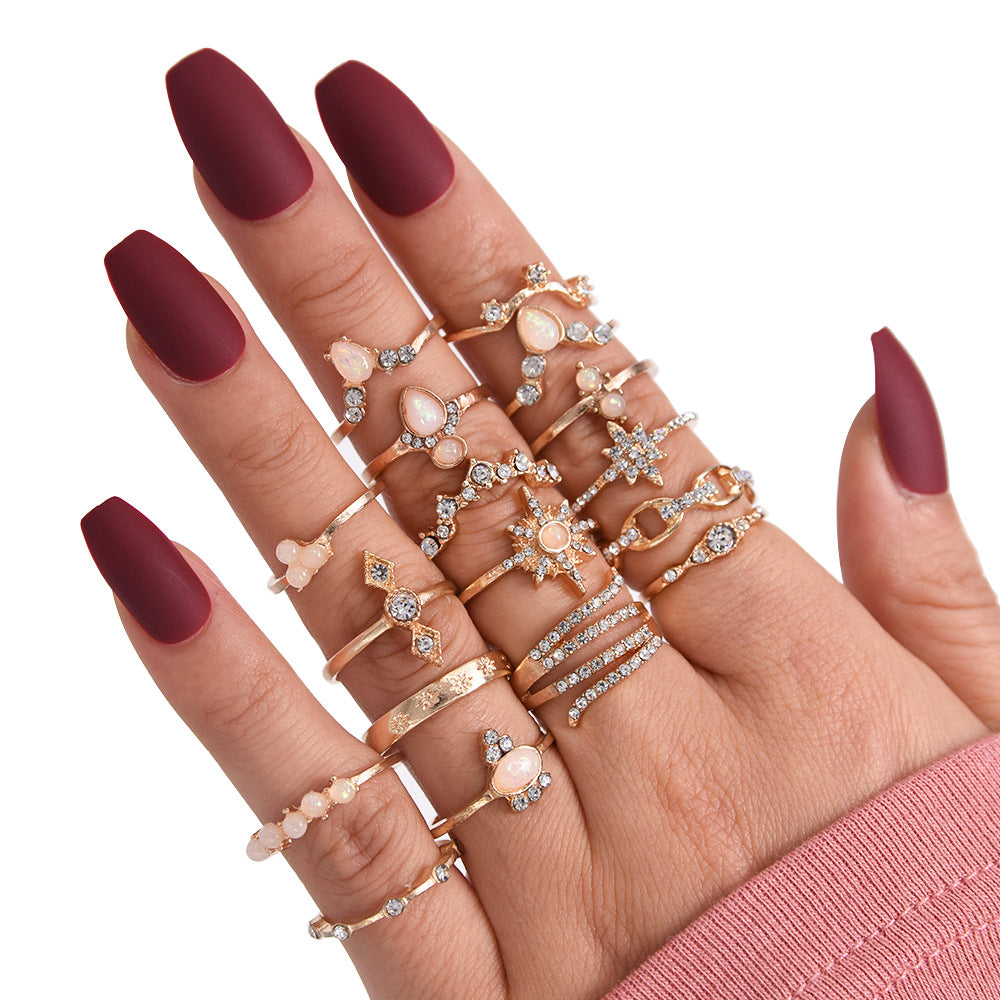 Wholesale  Rhinestone Gem Fashion 17 Pieces