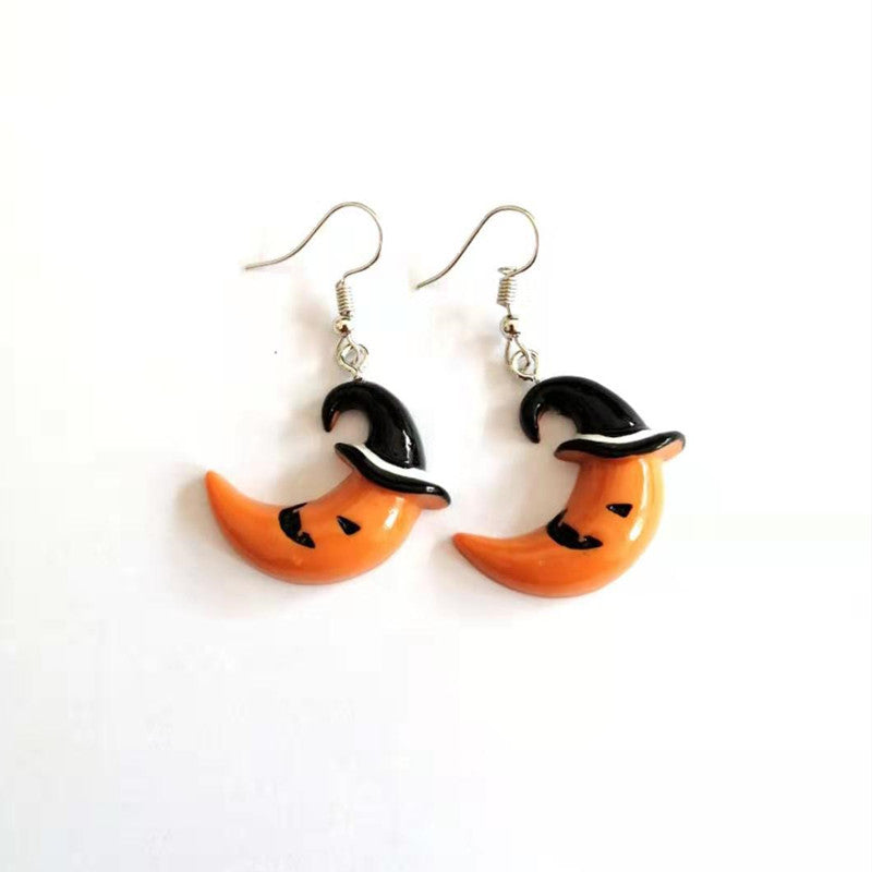 Wholesale   Resin  Pumpkin Mask Skull Ghost Cat   Earrings