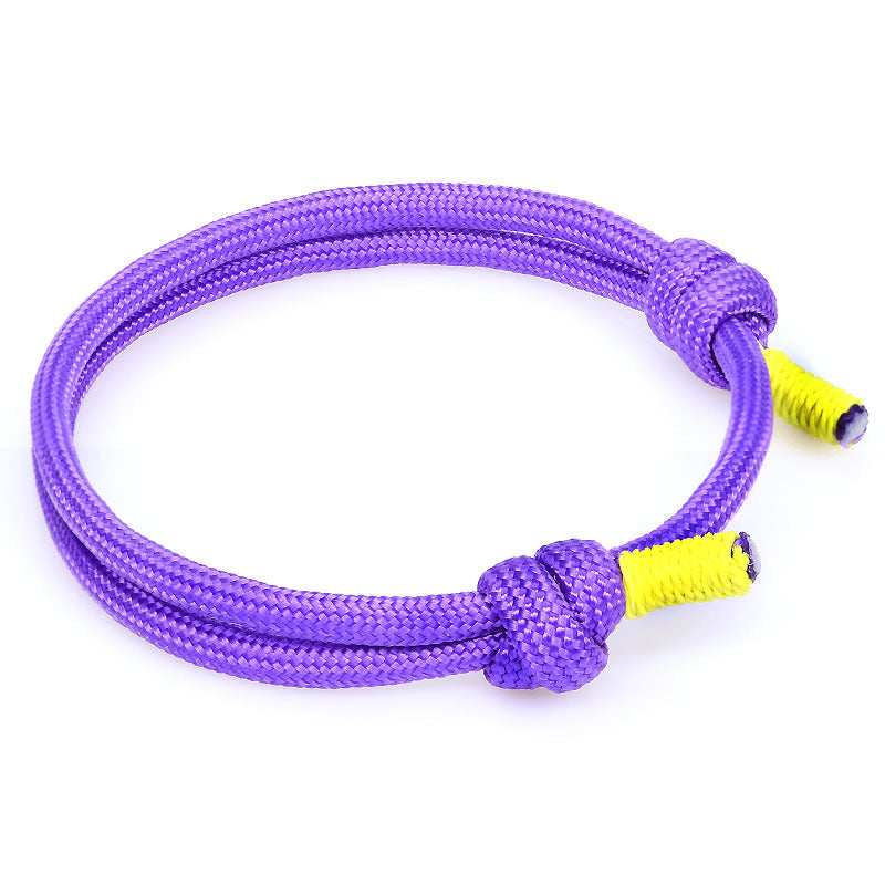 Wholesale Fashion Simple Adjustable Umbrella Rope Bracelet