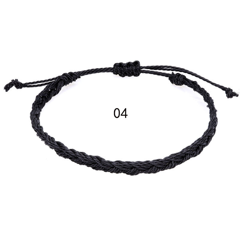 Wholesale Hand-woven rope Bohemian men' s wave bracelet