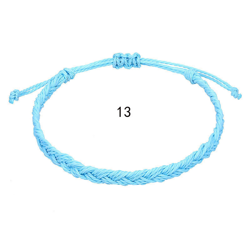 Wholesale Hand-woven rope Bohemian men' s wave bracelet