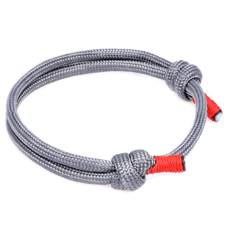 Wholesale Fashion Simple Adjustable Umbrella Rope Bracelet