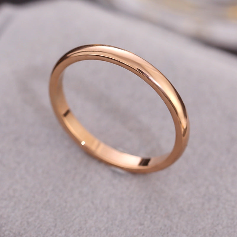 Wholesale Titanium Steel Rings 18k Pinky Ring ACC-RS-KDC002