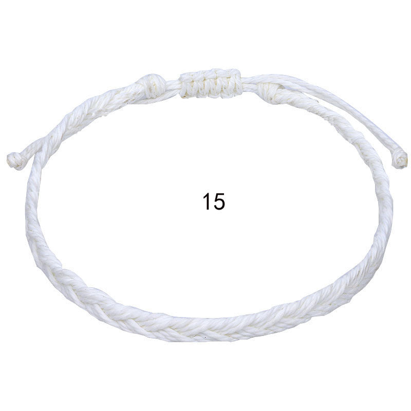 Wholesale Hand-woven rope Bohemian men' s wave bracelet