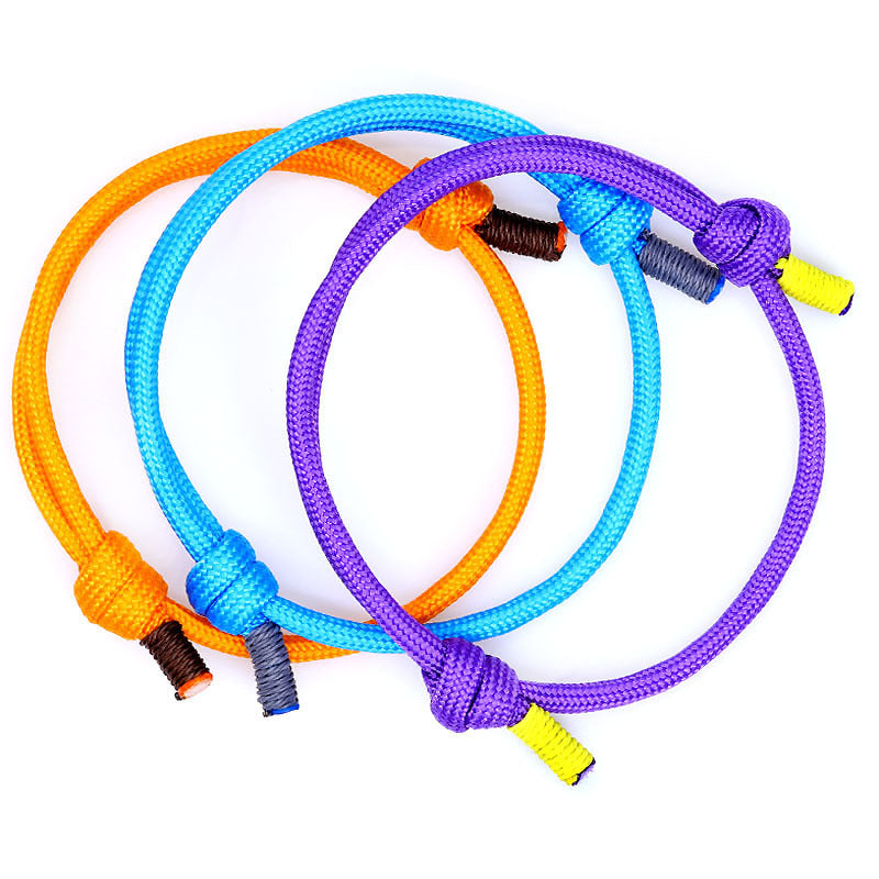 Wholesale Fashion Simple Adjustable Umbrella Rope Bracelet