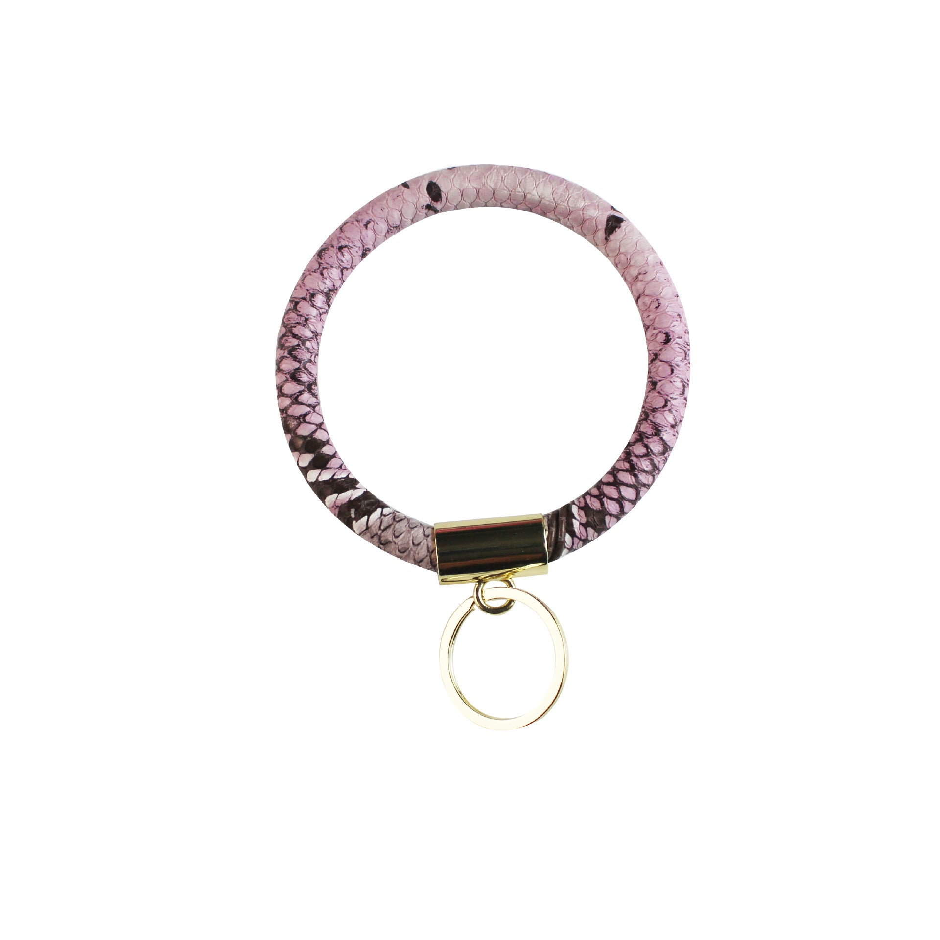 Wholesale Floral Print Leather Wristlet Keychain ACC-KC-YTian012