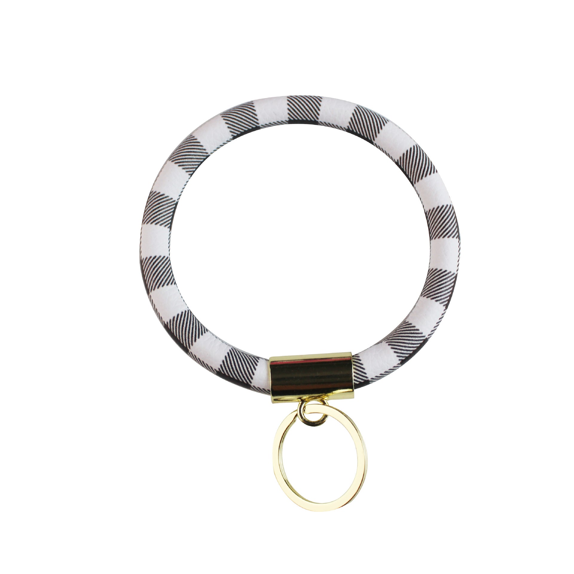 Wholesale Floral Print Leather Wristlet Keychain ACC-KC-YTian012