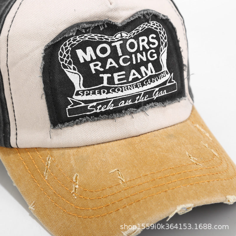 Wholesale Patch Distressed Baseball Cap Outdoor Hat ACC-HT-NianKa002