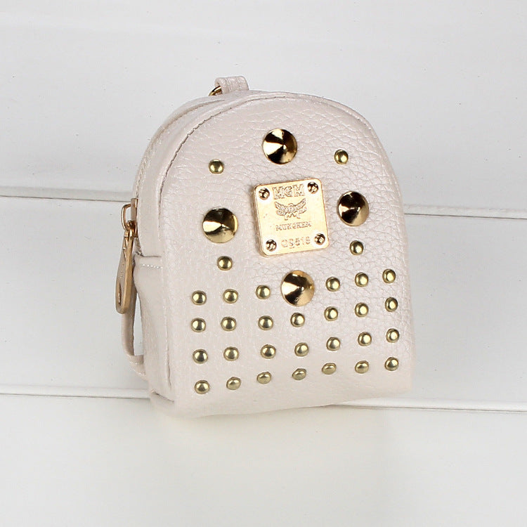 Wholesale Small School Bag Key Chain Coin Purse Keychain Wallet ACC-KC-YouTu005