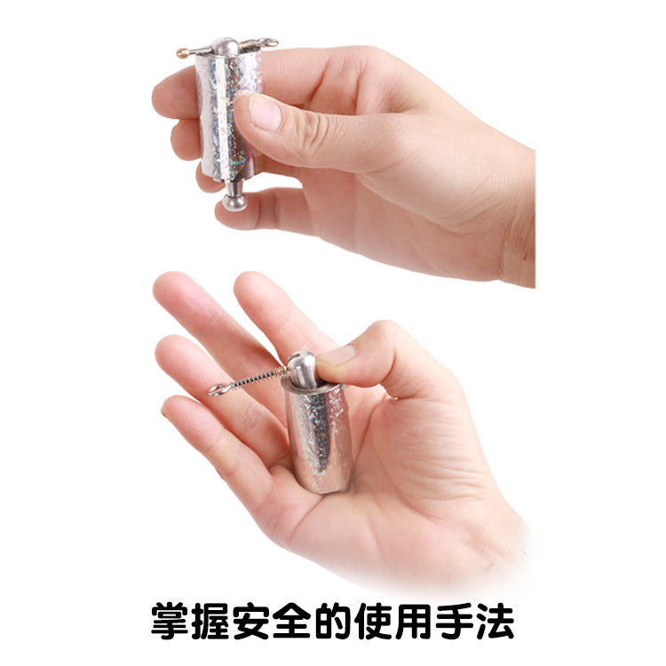 Wholesale Telescopic metal spring keychain