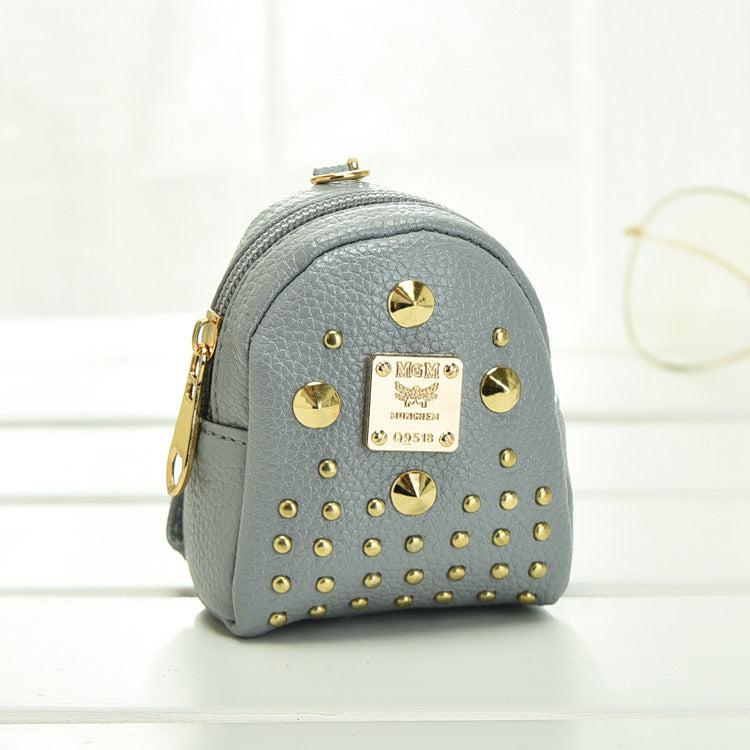 Wholesale Small School Bag Key Chain Coin Purse Keychain Wallet ACC-KC-YouTu005