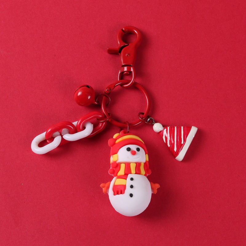 Wholesale Cartoon Christmas PVC Soft Glue Cute Keychains ACC-KC-GongZ024
