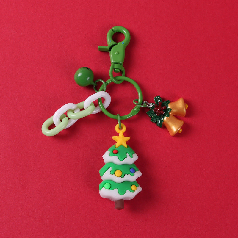 Wholesale Cartoon Christmas PVC Soft Glue Cute Keychains ACC-KC-GongZ024