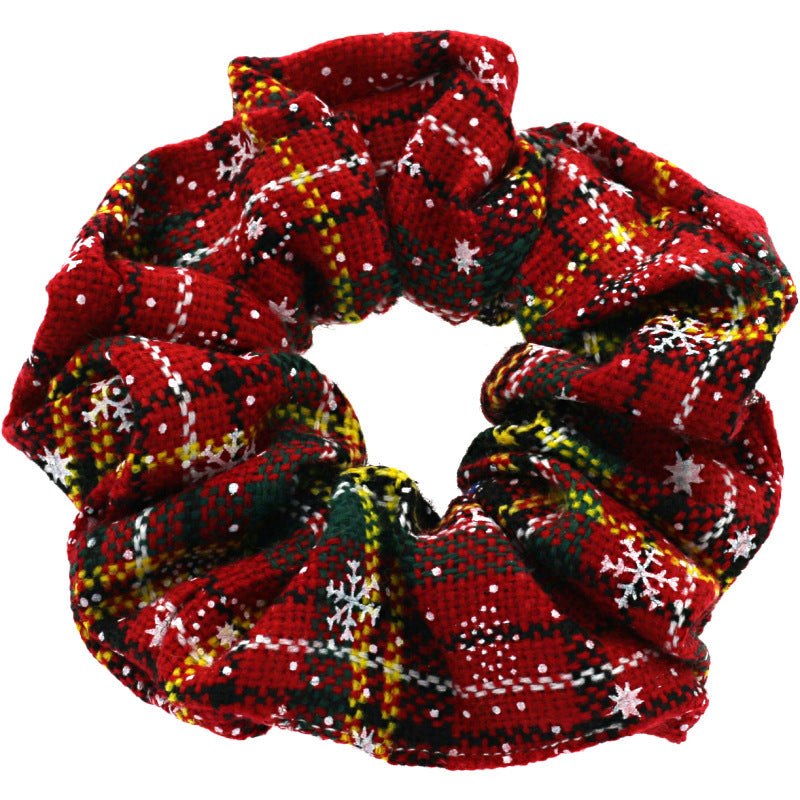 Wholesale 5pcs Christmas Hair Scrunchies Christmas Hair Accessories ACC-HS-DingZhou001