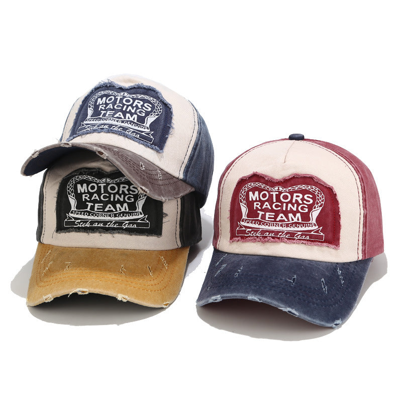 Wholesale Patch Distressed Baseball Cap Outdoor Hat ACC-HT-NianKa002