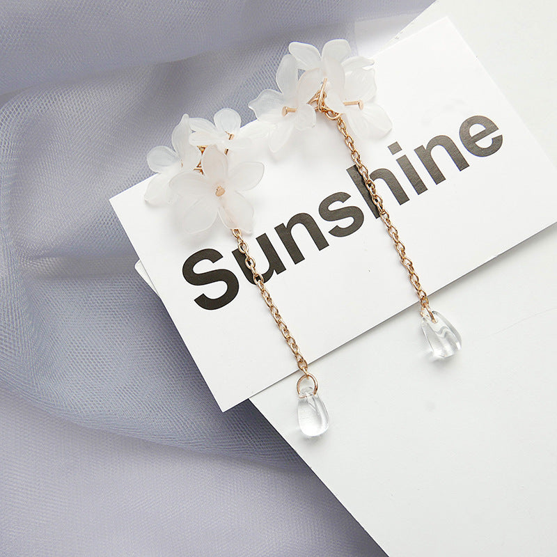 Wholesale  Fashion Tassel Flower Earrings Small Water Drop Earring