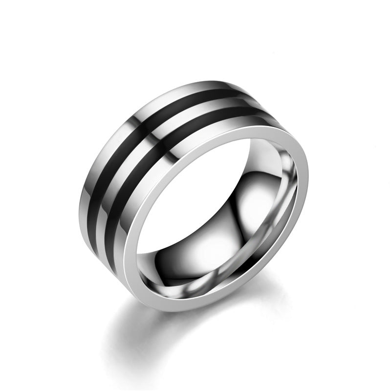 Wholesale  men's ring retro fashion stainless steel ring