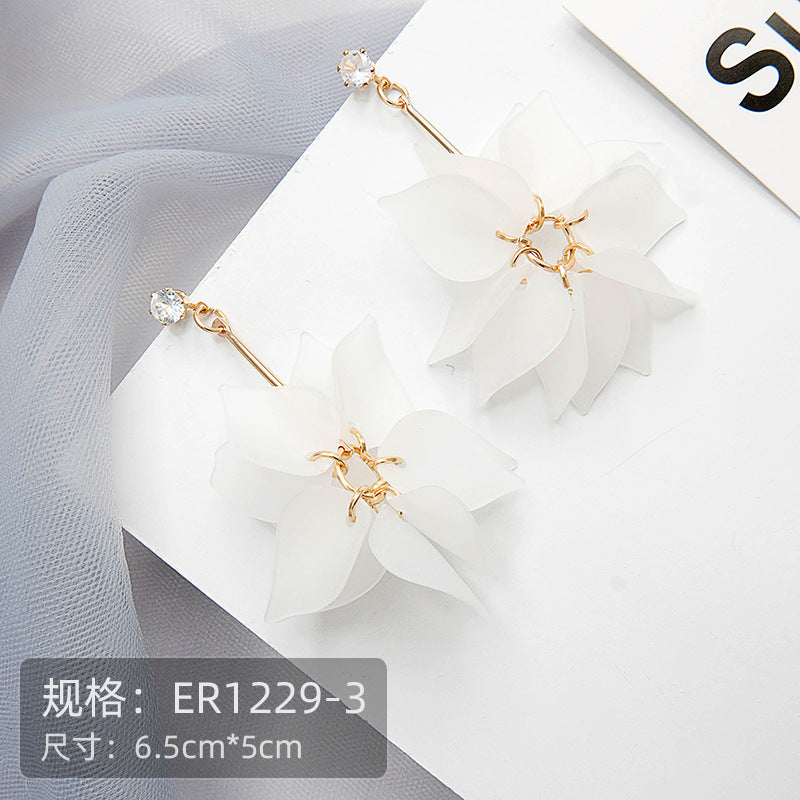 Wholesale  Fashion Tassel Flower Earrings Small Water Drop Earring
