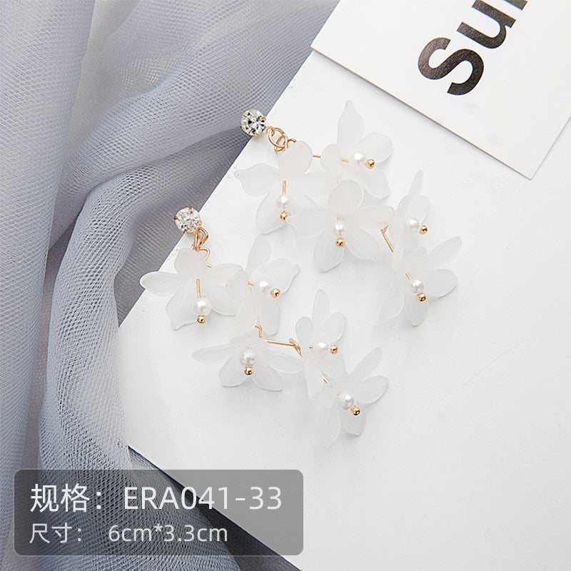 Wholesale  Fashion Tassel Flower Earrings Small Water Drop Earring
