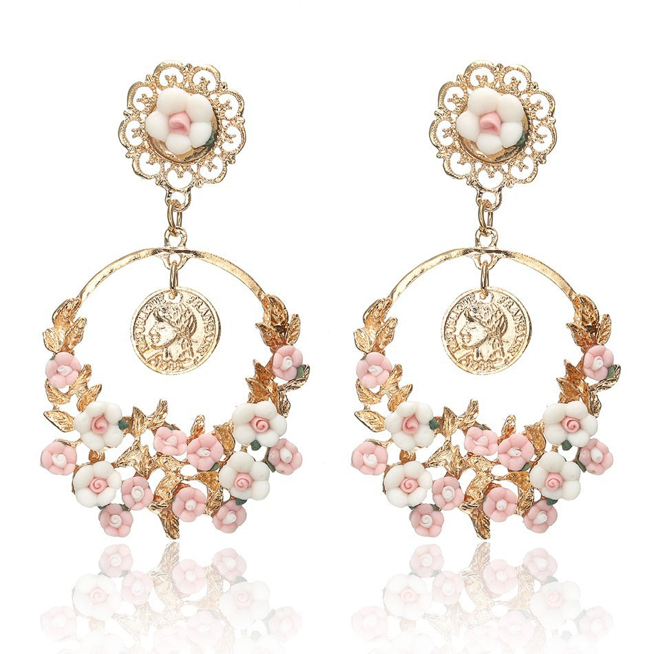 Wholesale  Flower Decorative Earrings