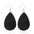 Wholesale  Double-layer Teardrop-shaped PU Leather Earrings suit American Flag Independence Day Earrings