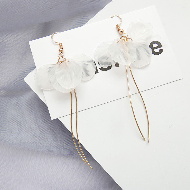 Wholesale  Fashion Tassel Flower Earrings Small Water Drop Earring