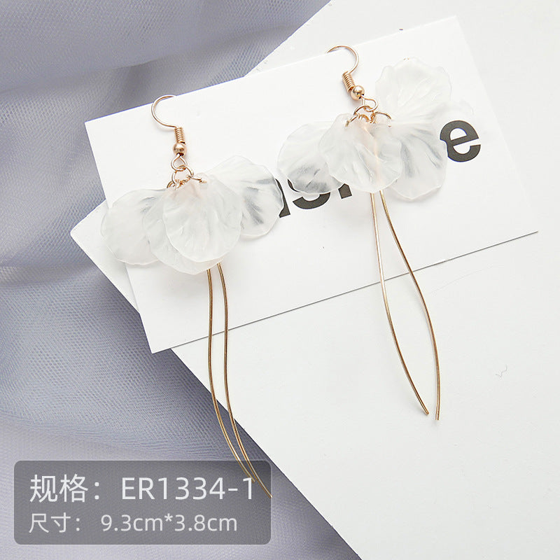 Wholesale  Fashion Tassel Flower Earrings Small Water Drop Earring