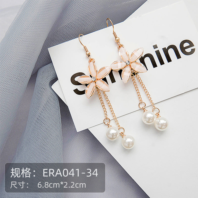 Wholesale  Fashion Tassel Flower Earrings Small Water Drop Earring