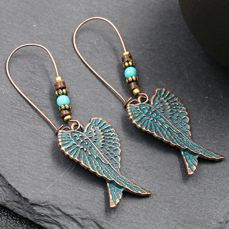 Wholesale Retro Round Hollow Love Earrings Multi-Piece Set - Fashion Accessory for Everyday Wear or Boutique Resale