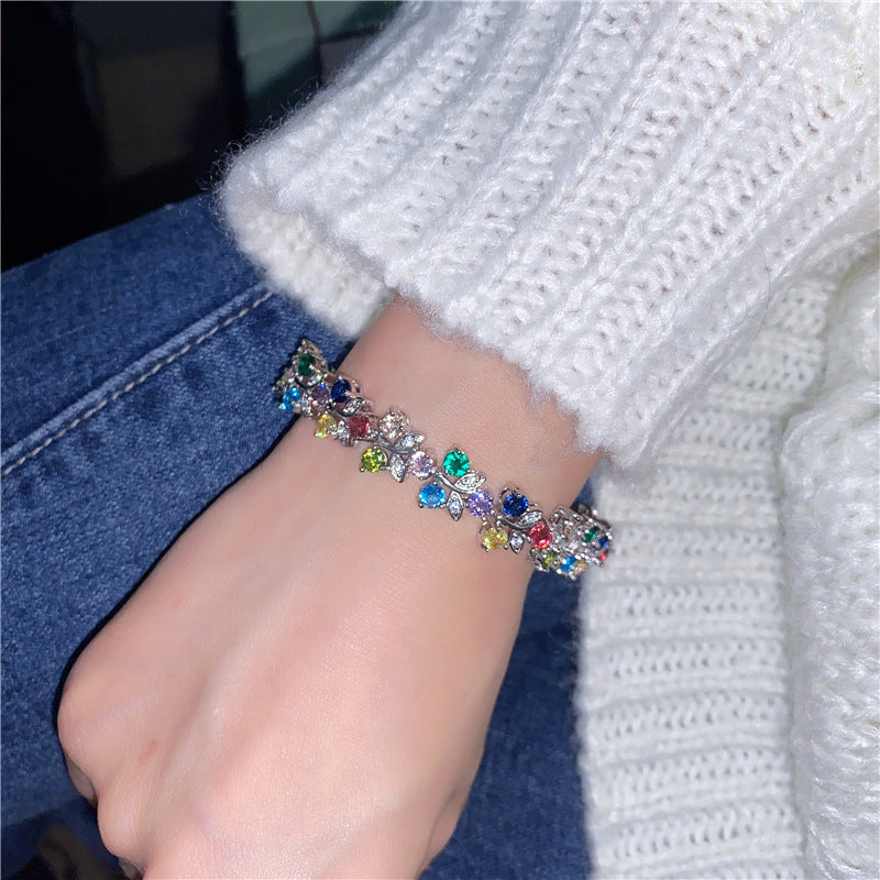 Wholesale  Creative Bracelet Accessories Copper Zircon Bracelet