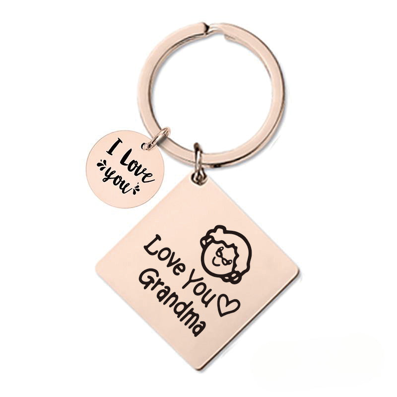 Wholesale Mother's Day Gift Metal Keychain ACC-KC-Ganggu005