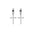 Wholesale  stainless steel cross earrings