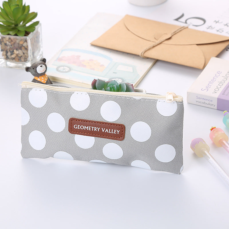 Wholesale Student Pencil Bag Oxford Cloth Square Pencil Bag Cute Stationery Storage Bag  ACC-PB-Liuj001