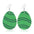 Wholesale easter leather egg-shaped earrings