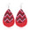 Wholesale  easter series leather double leather earrings