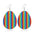 Wholesale easter leather egg-shaped earrings