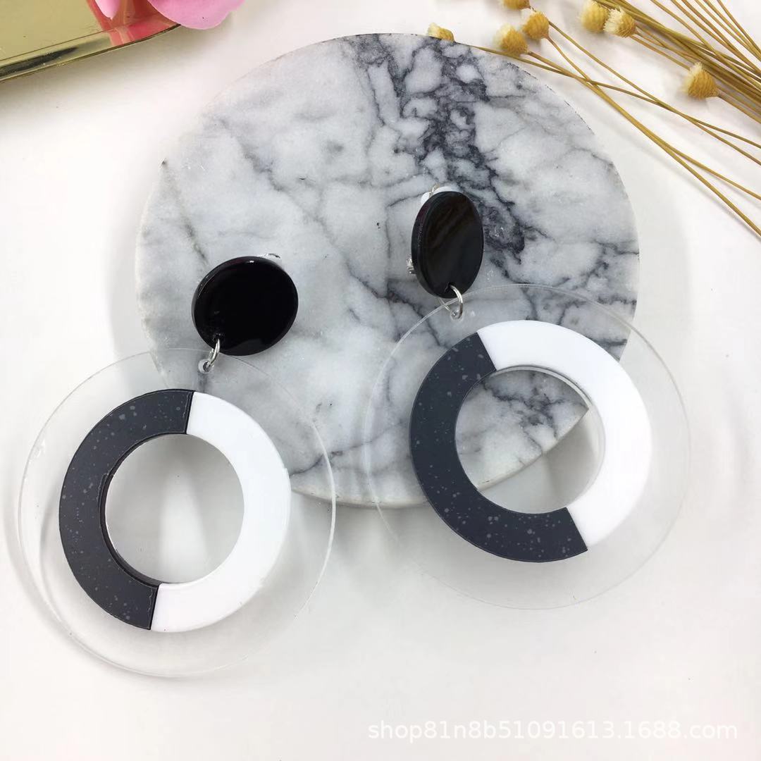 Wholesale Ear Clip Acrylic Earrings Cute Earrings ACC-ES-ChiCha002