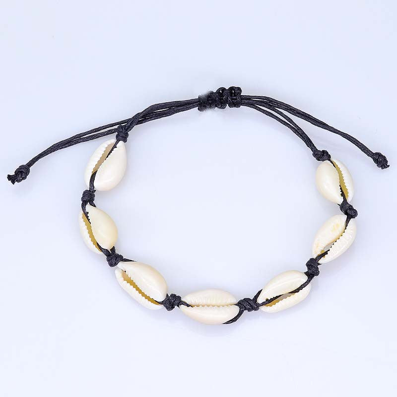 Wholesale Ocean Style Shell Braided Bracelet Necklace