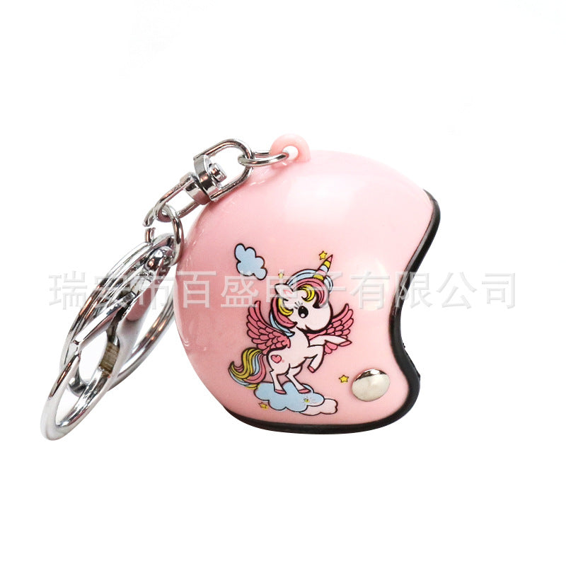 Wholesale Cartoon Pattern Motorcycle Cap Keychains ACC-KC-Lans001