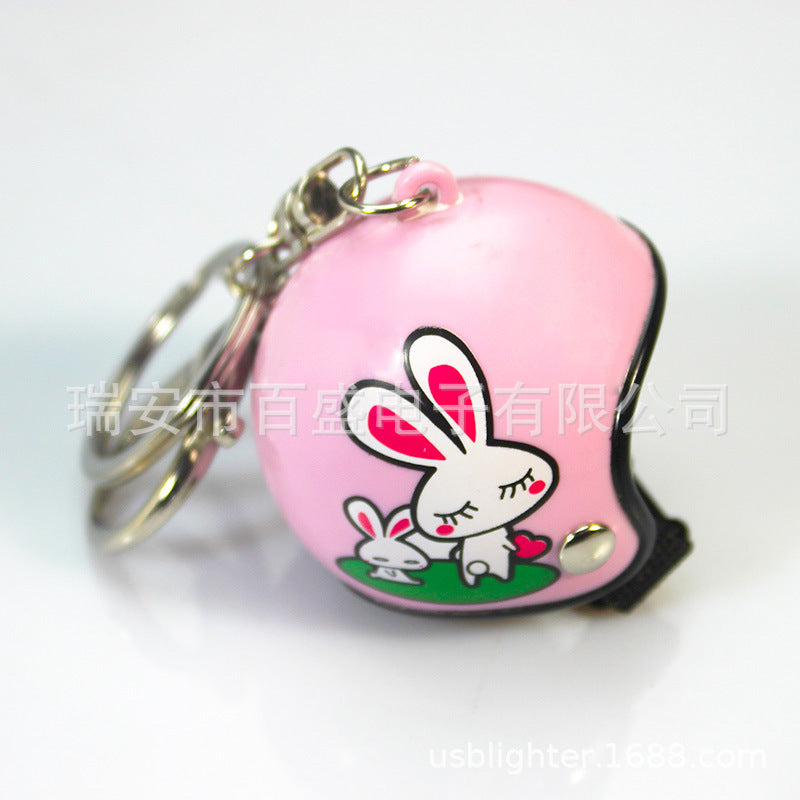 Wholesale Cartoon Pattern Motorcycle Cap Keychains ACC-KC-Lans001