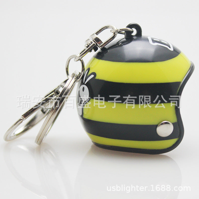 Wholesale Cartoon Pattern Motorcycle Cap Keychains ACC-KC-Lans001