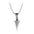 Wholesale Triangle Arrowhead Men's Alloy Vintage Pendant Necklace